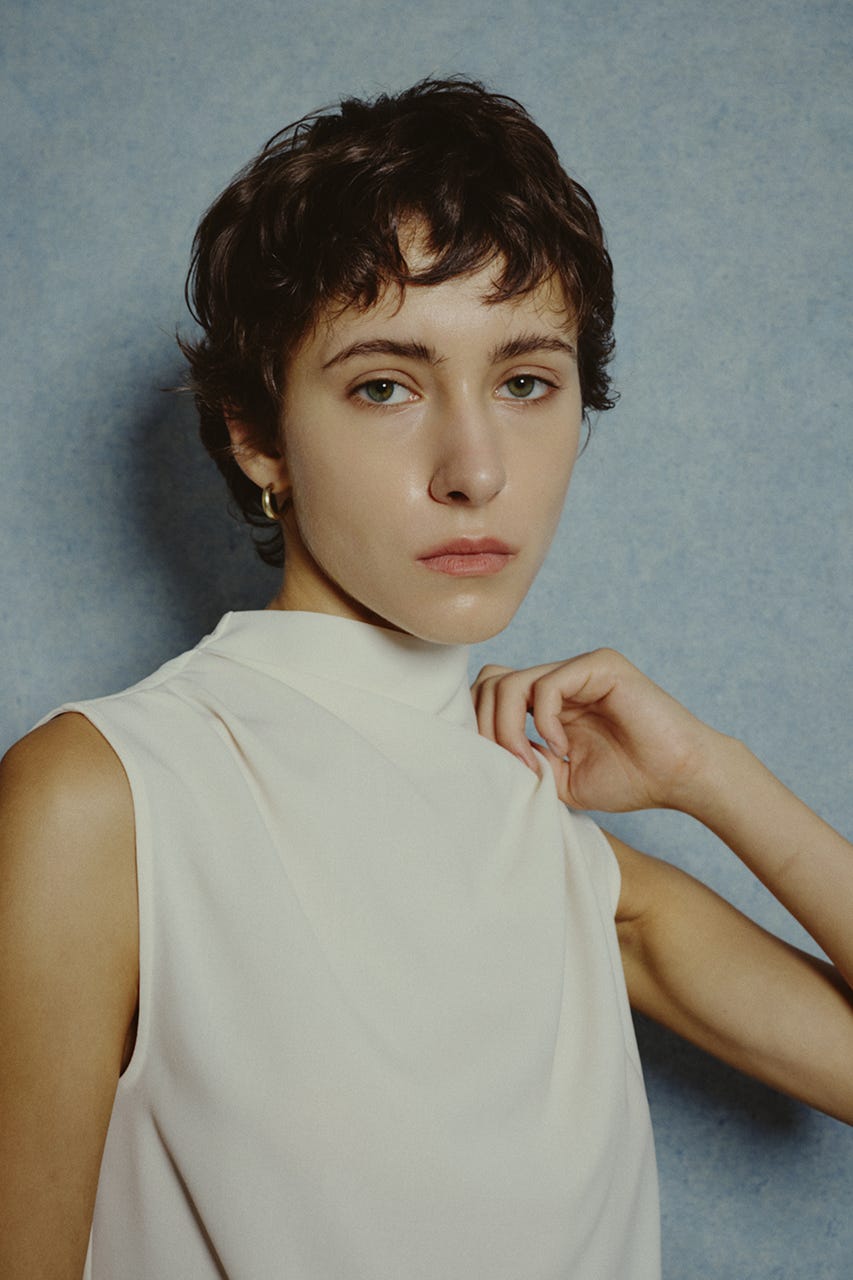 【27SS PRE ORDER】Soft Draped Sleeveless Top IVOY 36