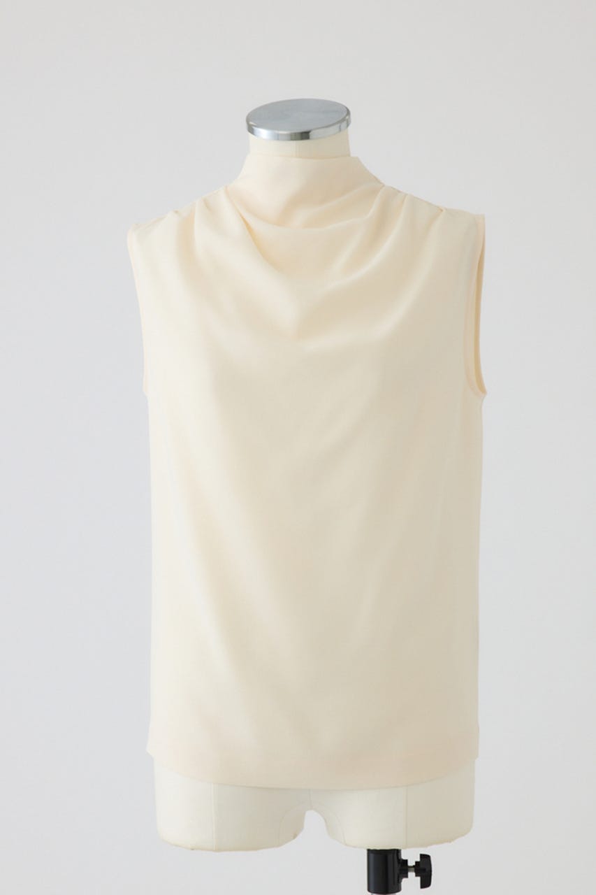【27SS PRE ORDER】Soft Draped Sleeveless Top IVOY 36