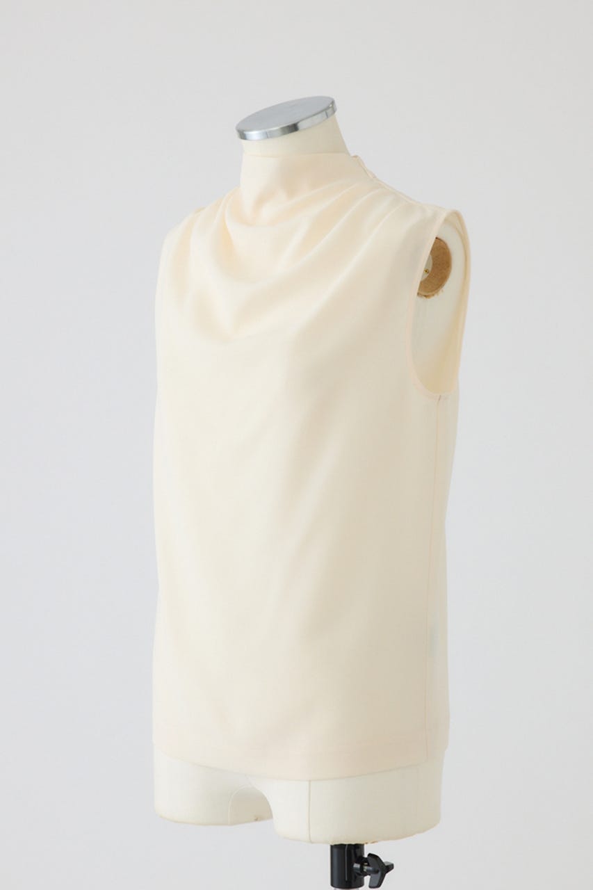 【27SS PRE ORDER】Soft Draped Sleeveless Top IVOY 36