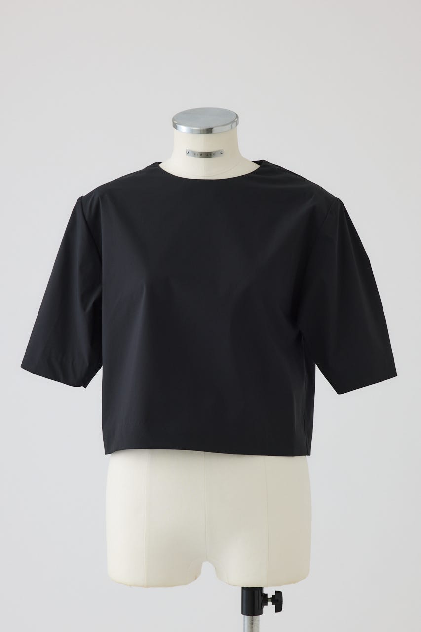 【27SS PRE ORDER】Shoulder-Padded Blouse BLK 36