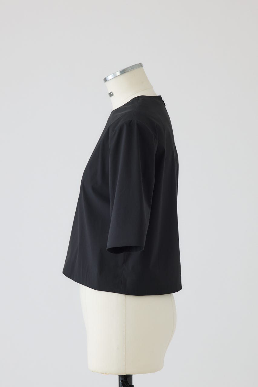 【27SS PRE ORDER】Shoulder-Padded Blouse BLK 36