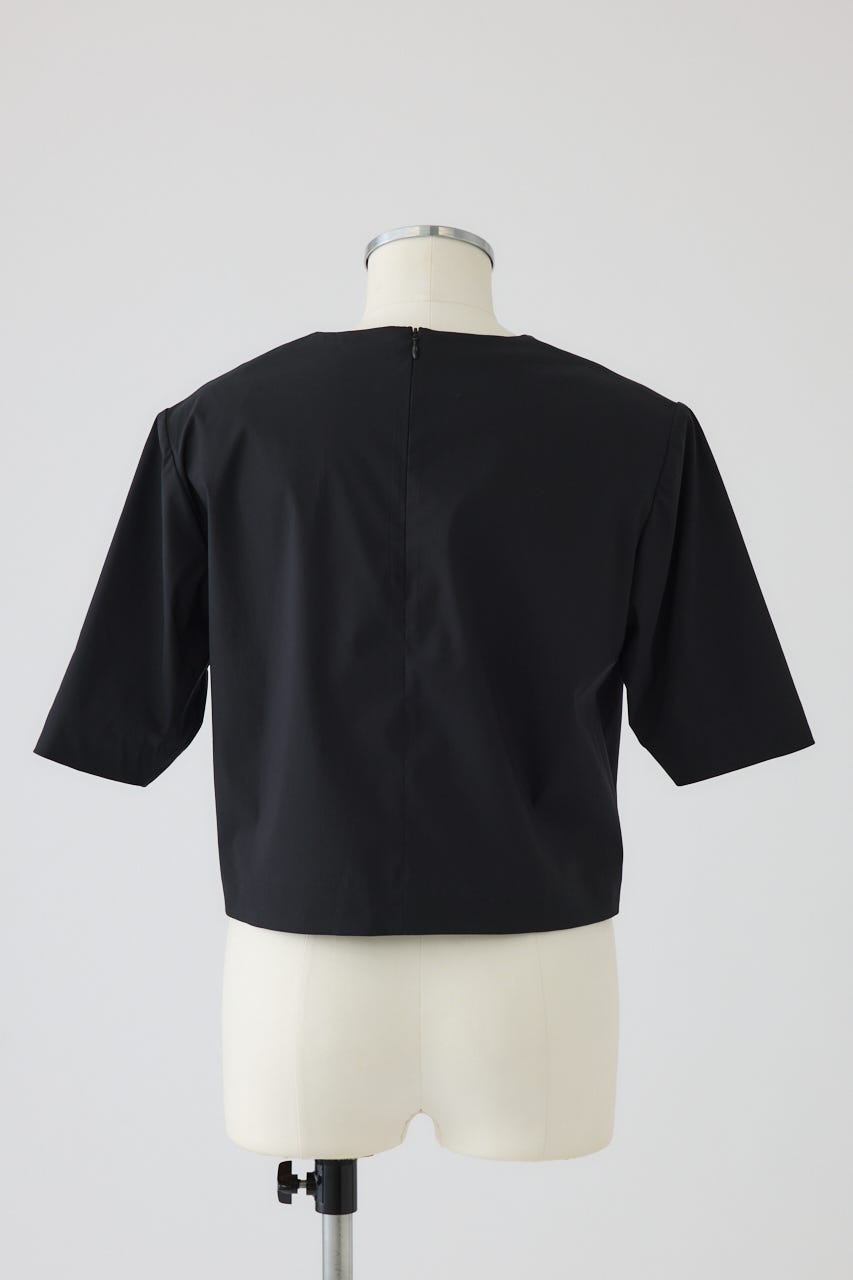 【27SS PRE ORDER】Shoulder-Padded Blouse BLK 36