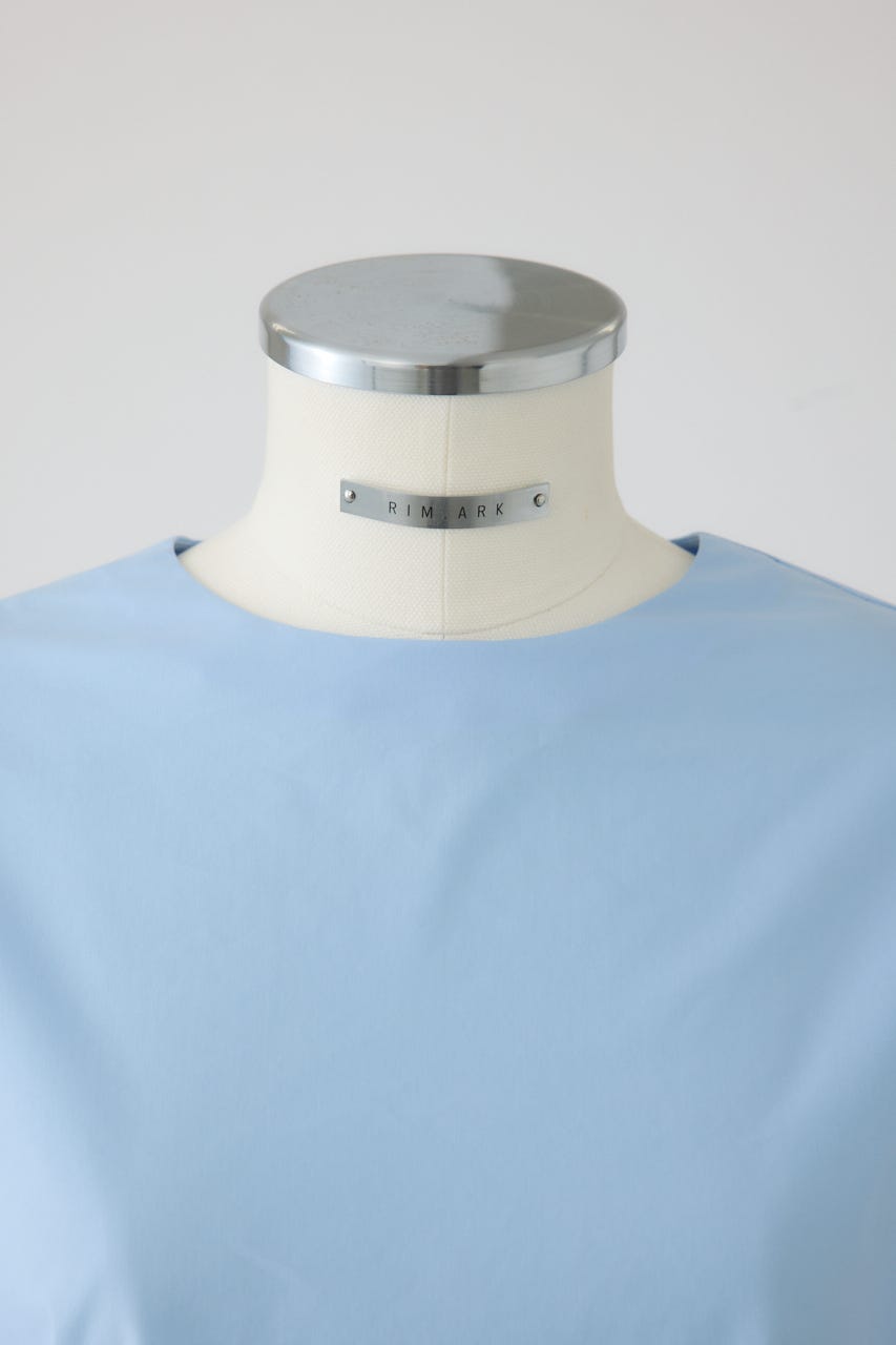 【27SS PRE ORDER】Shoulder-Padded Blouse L/BLU 38
