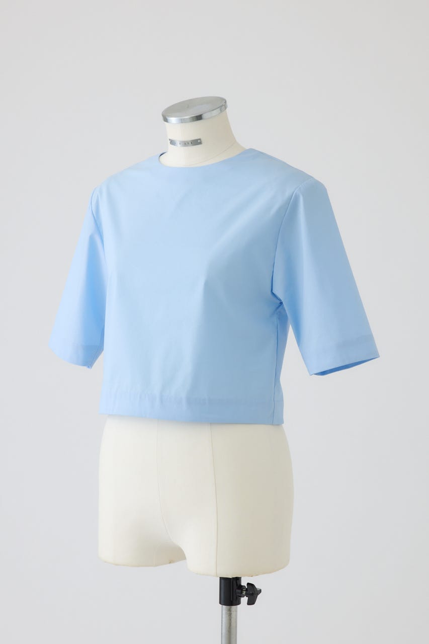 【27SS PRE ORDER】Shoulder-Padded Blouse L/BLU 38