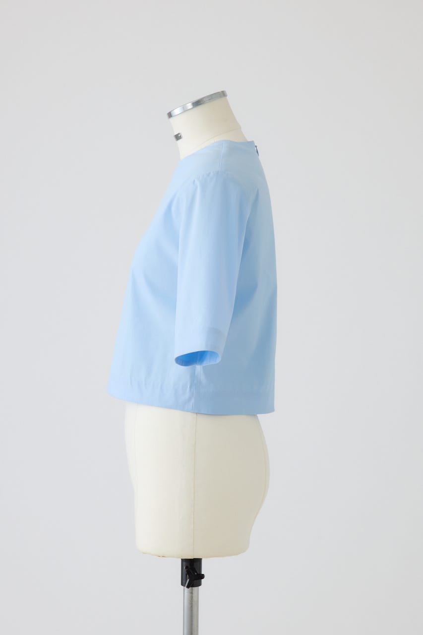 【27SS PRE ORDER】Shoulder-Padded Blouse L/BLU 38