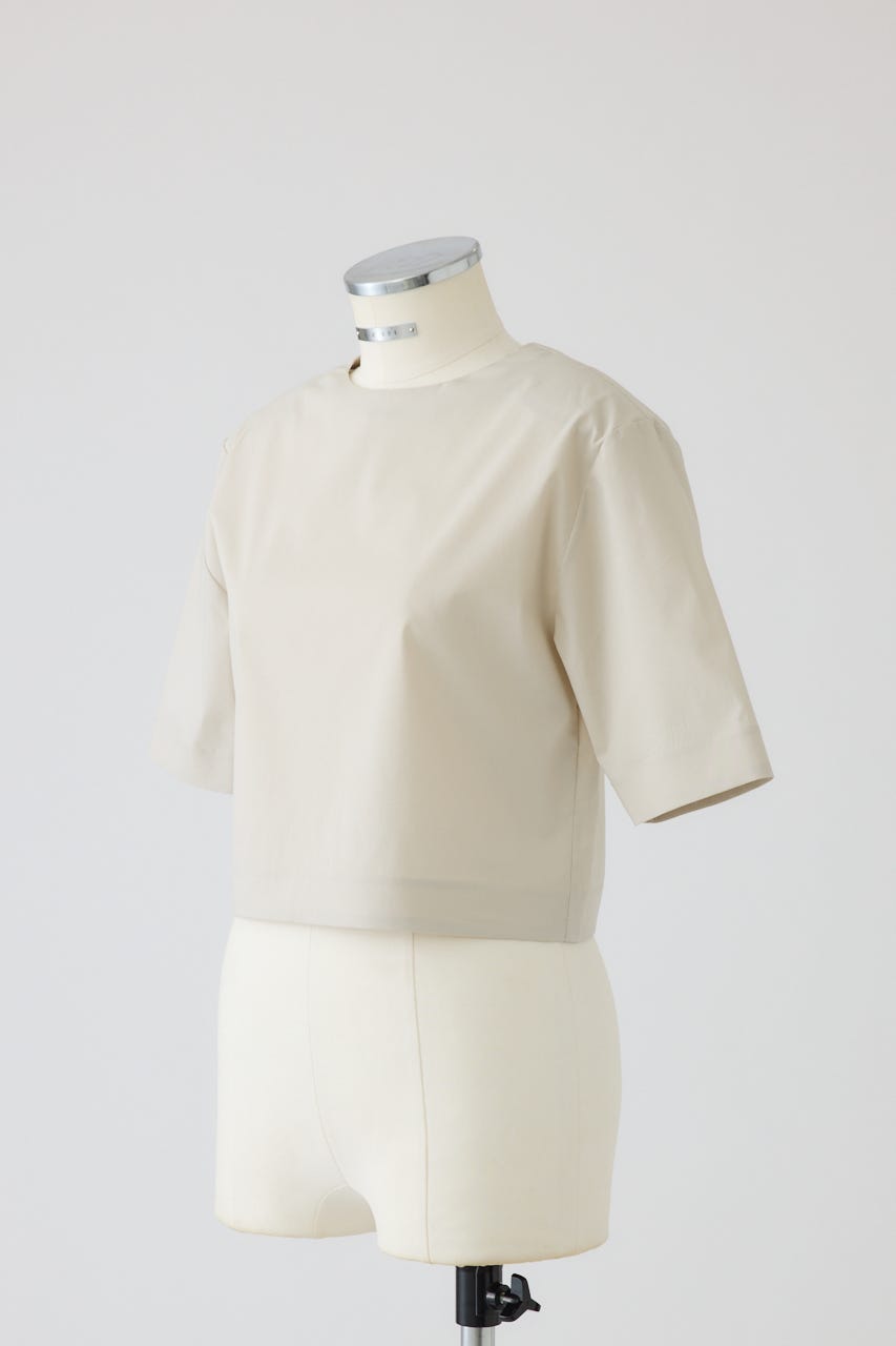 【27SS PRE ORDER】Shoulder-Padded Blouse L/GREIGE 36