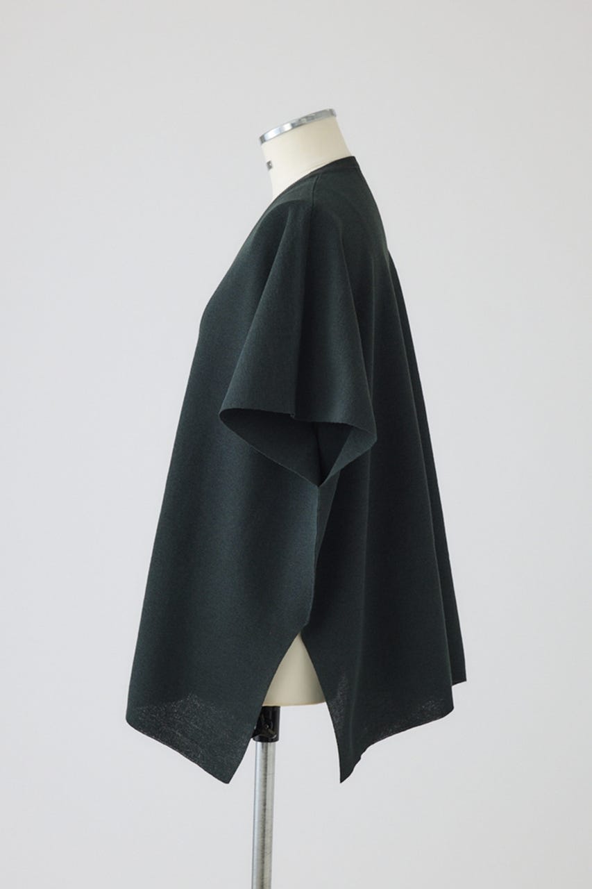 【27SS PRE ORDER】Wide Square V-Neck Knit Top GRY FREE