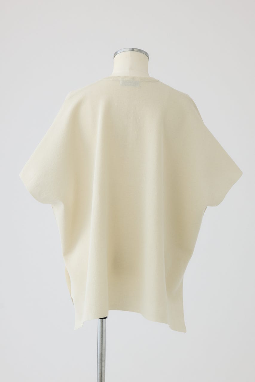 【27SS PRE ORDER】Wide Square V-Neck Knit Top L/BEG FREE