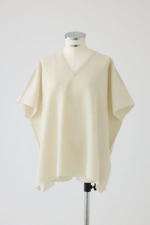 【27SS PRE ORDER】Wide Square V-Neck Knit Top