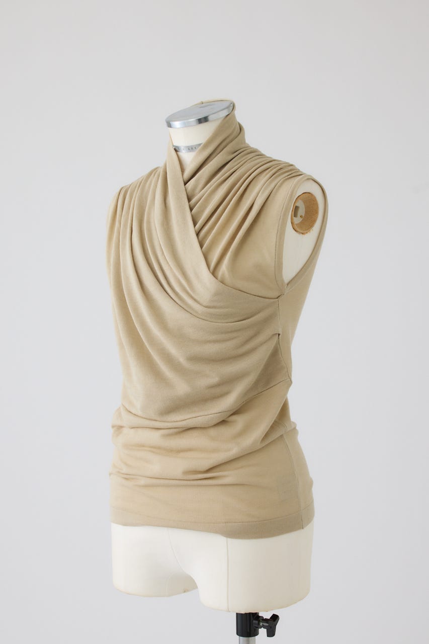 【27SS PRE ORDER】Front-Twist Sleeveless Top L/BEG FREE