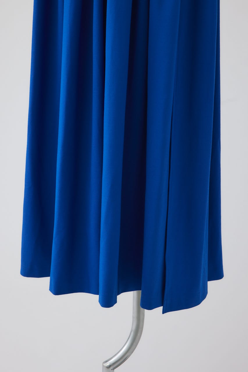 【27SS PRE ORDER】Fluid Draped Jersey Dress D/BLU 36
