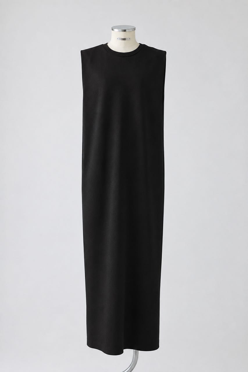 【27SS PRE ORDER】Scuba Light Form Dress BLK 38
