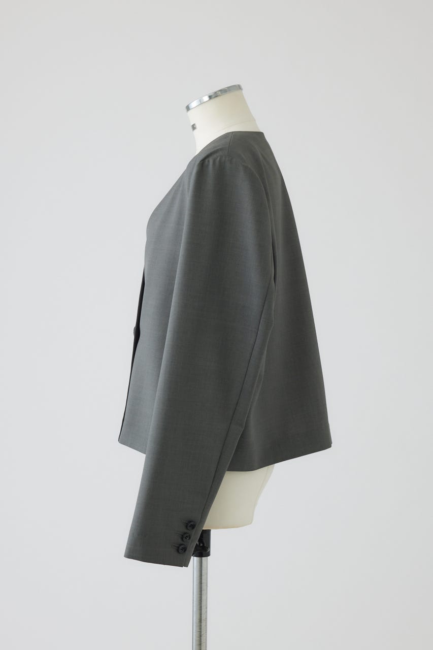 【27SS PRE ORDER】Padded Shoulder Short JK GRY FREE