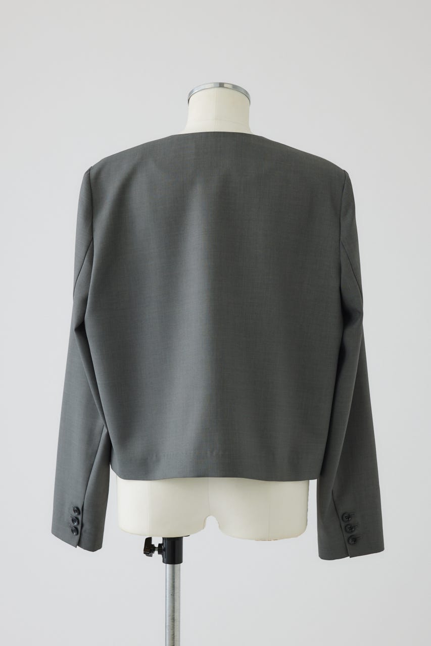 【27SS PRE ORDER】Padded Shoulder Short JK GRY FREE
