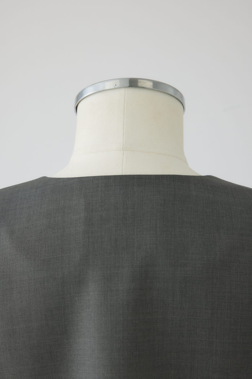 【27SS PRE ORDER】Padded Shoulder Short JK GRY FREE