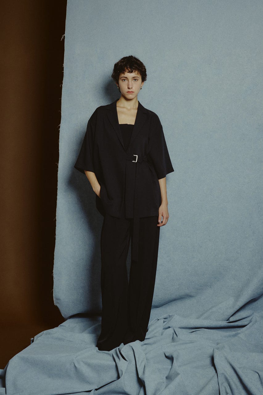 【27SS PRE ORDER】Side Belted Jacket BLK FREE