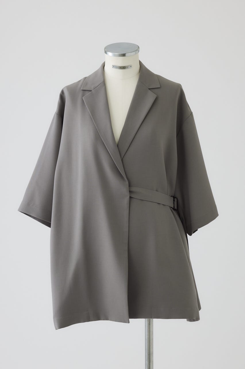 【27SS PRE ORDER】Side Belted Jacket GREIGE FREE