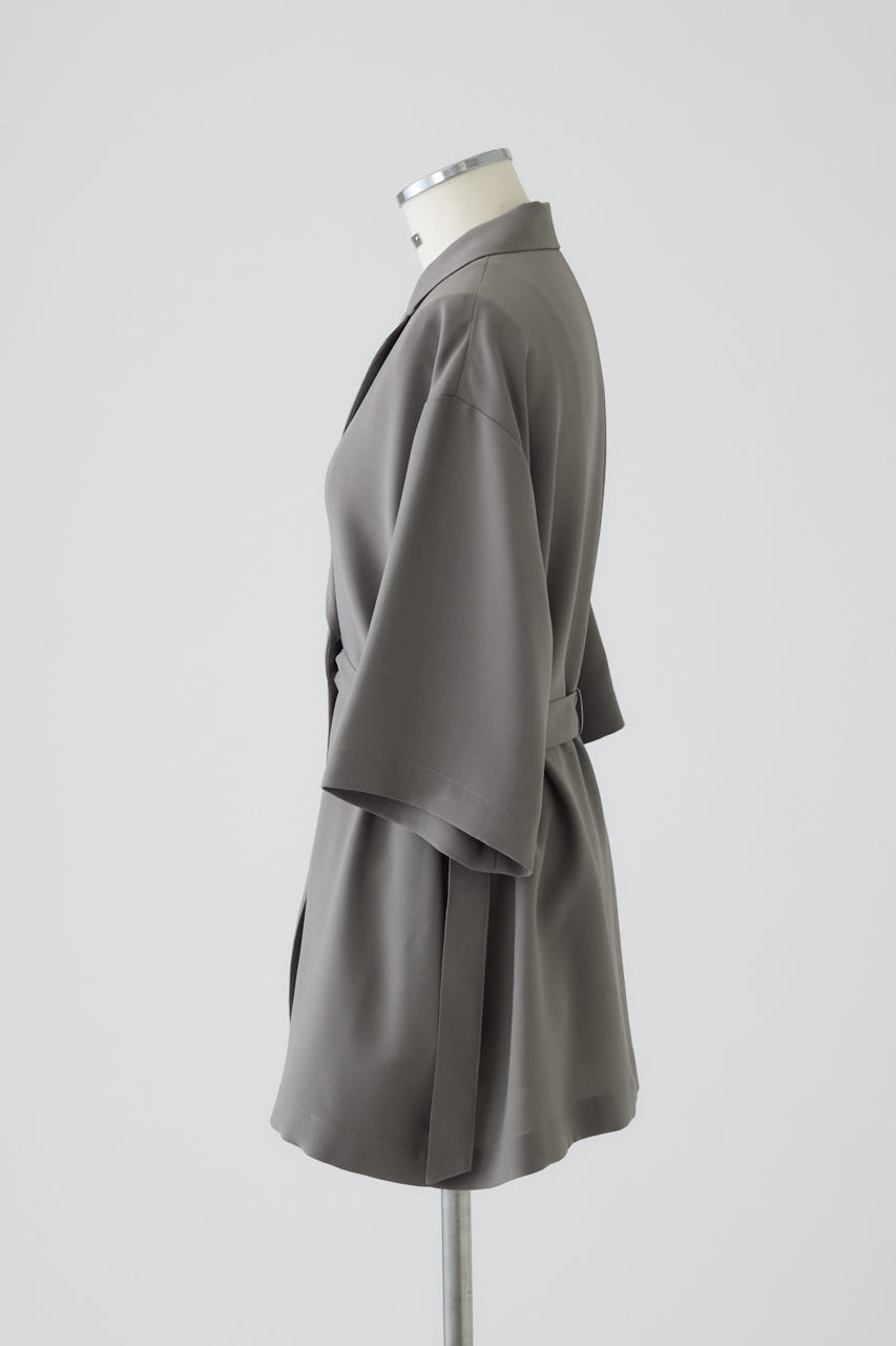 【27SS PRE ORDER】Side Belted Jacket GREIGE FREE