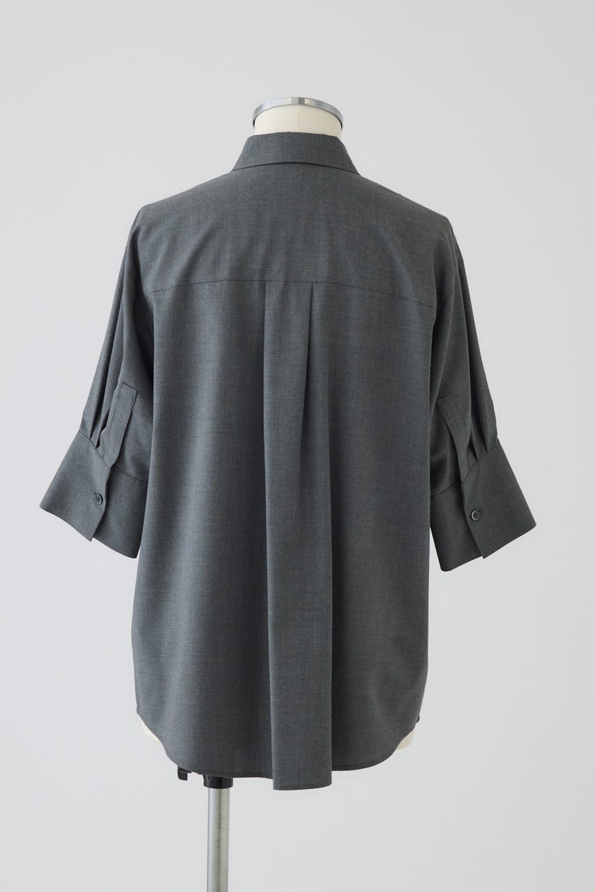 【27SS PRE ORDER】Tuck Frill SH GRY FREE