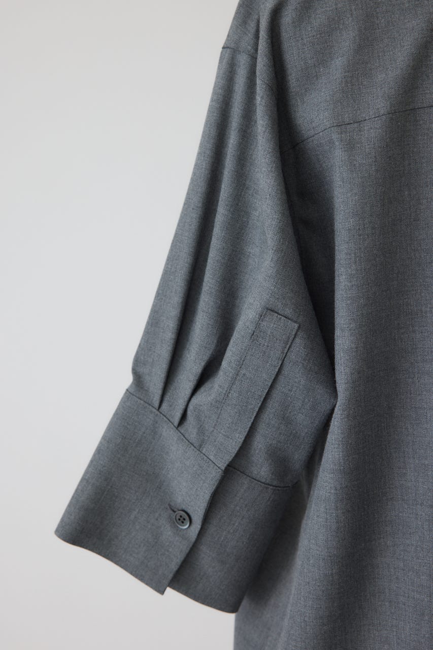 【27SS PRE ORDER】Tuck Frill SH GRY FREE
