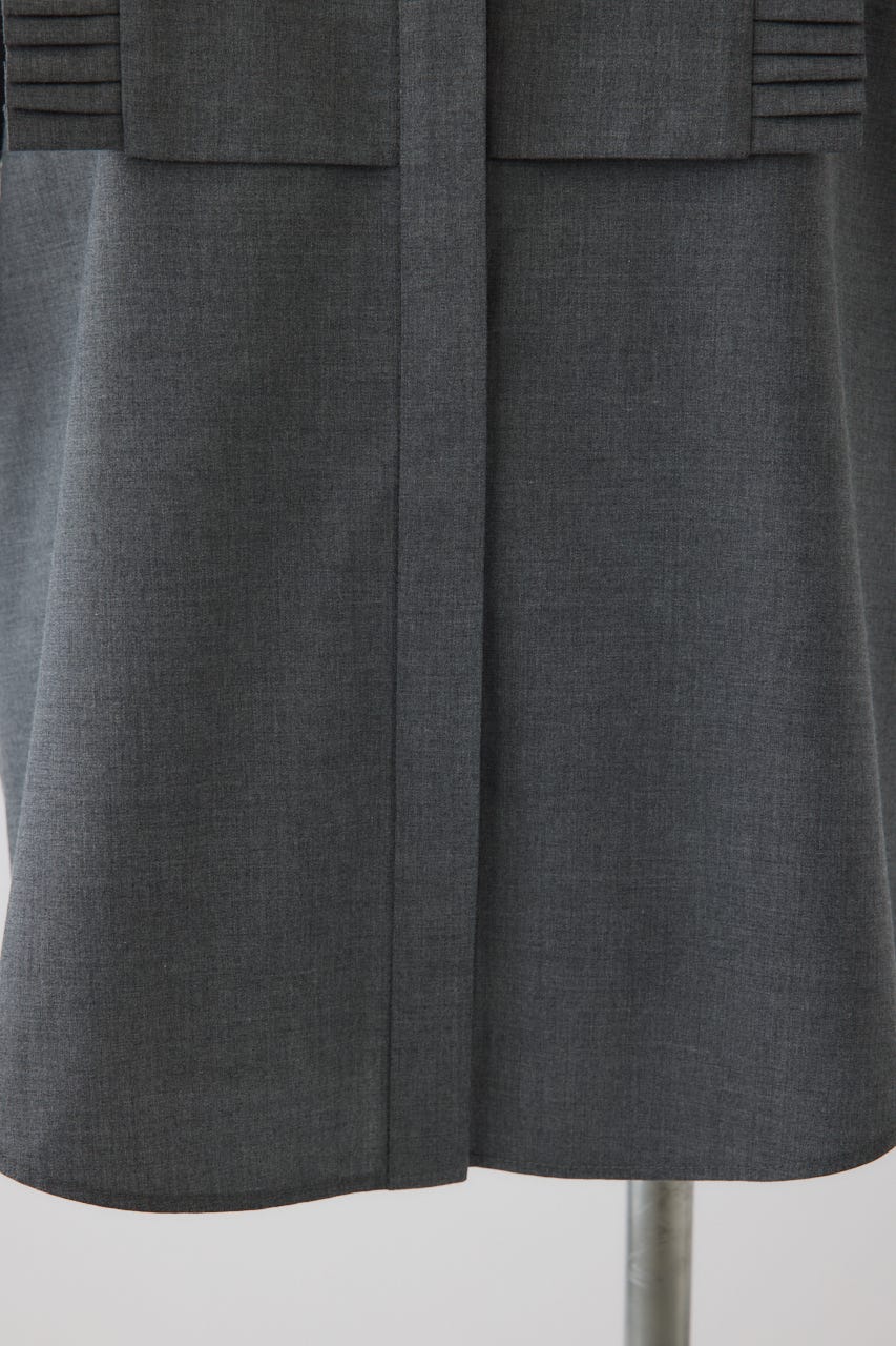 【27SS PRE ORDER】Tuck Frill SH GRY FREE
