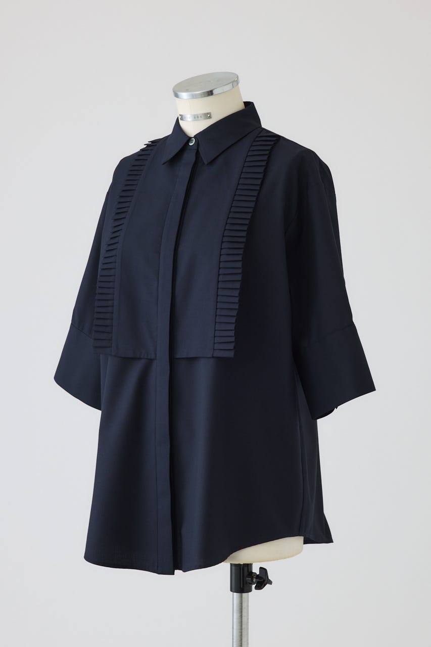 【27SS PRE ORDER】Tuck Frill SH NVY FREE