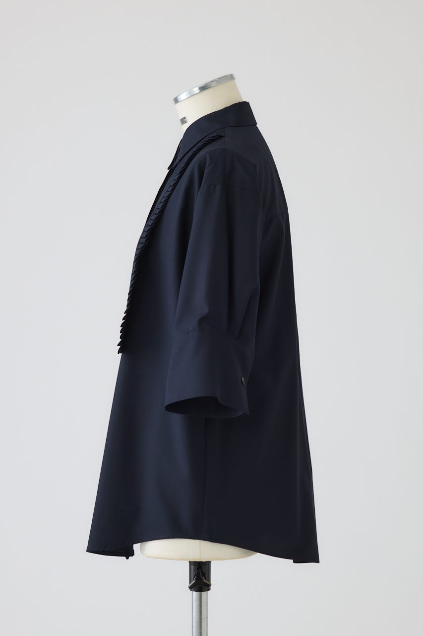 【27SS PRE ORDER】Tuck Frill SH NVY FREE
