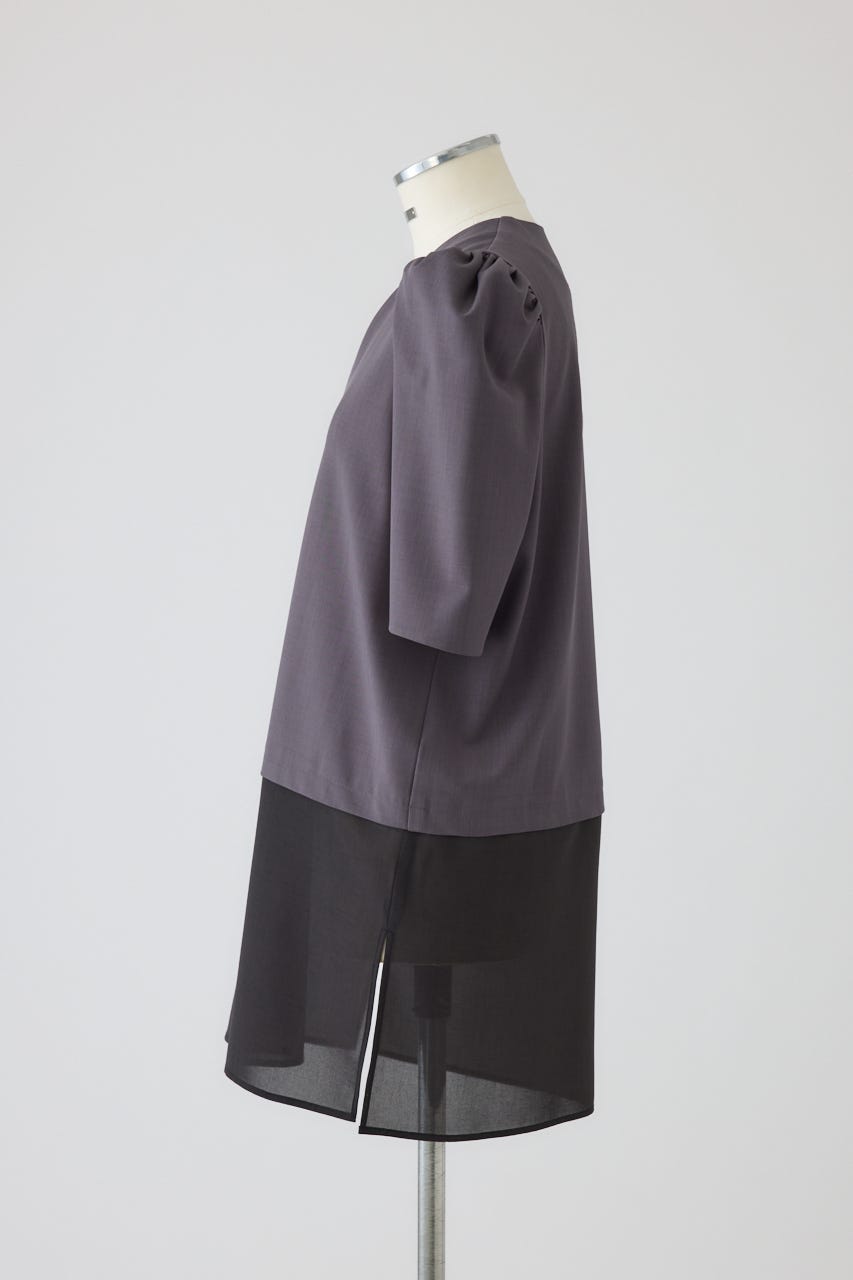 【27SS PRE ORDER】Puff-Sleeve Long Tops GRY FREE