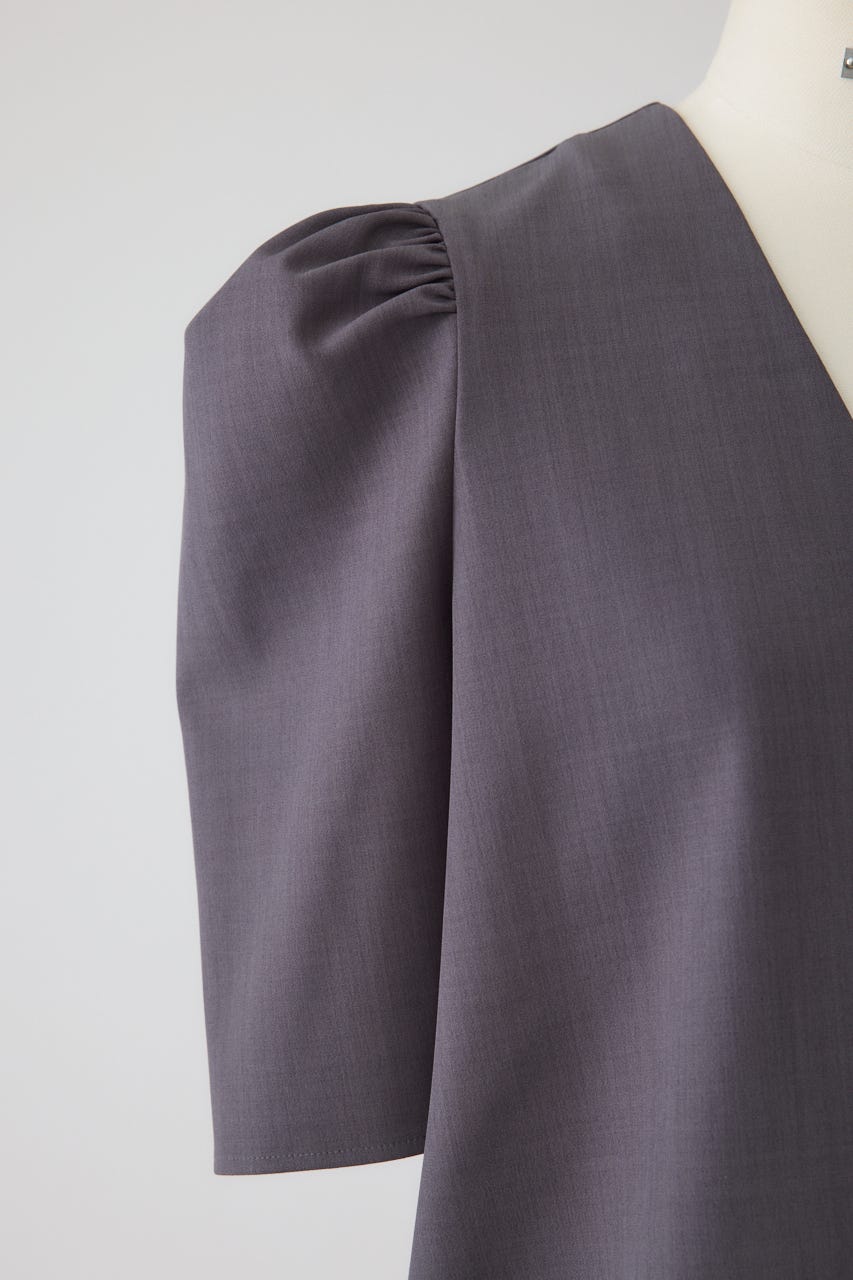 【27SS PRE ORDER】Puff-Sleeve Long Tops GRY FREE