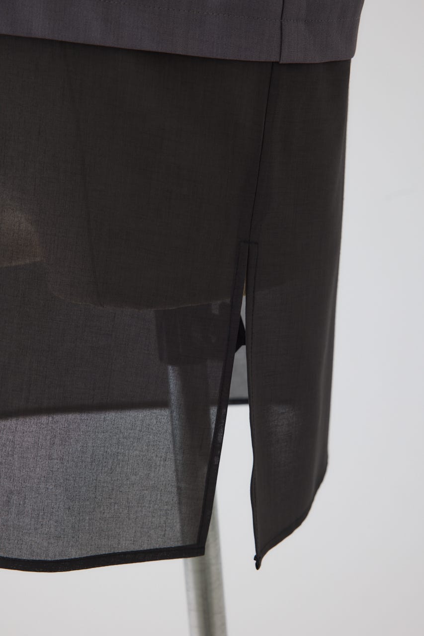 【27SS PRE ORDER】Puff-Sleeve Long Tops GRY FREE