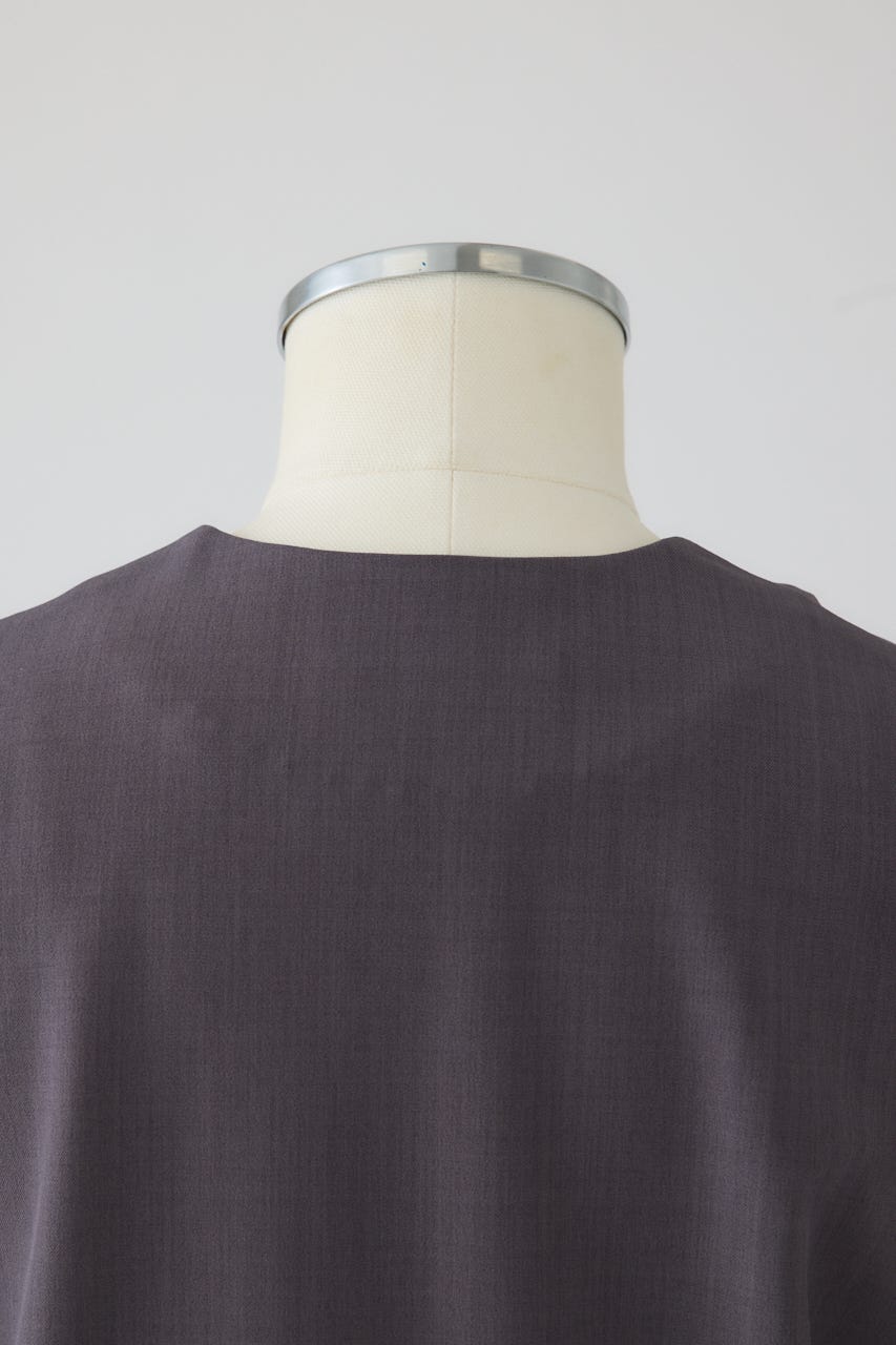 【27SS PRE ORDER】Puff-Sleeve Long Tops GRY FREE