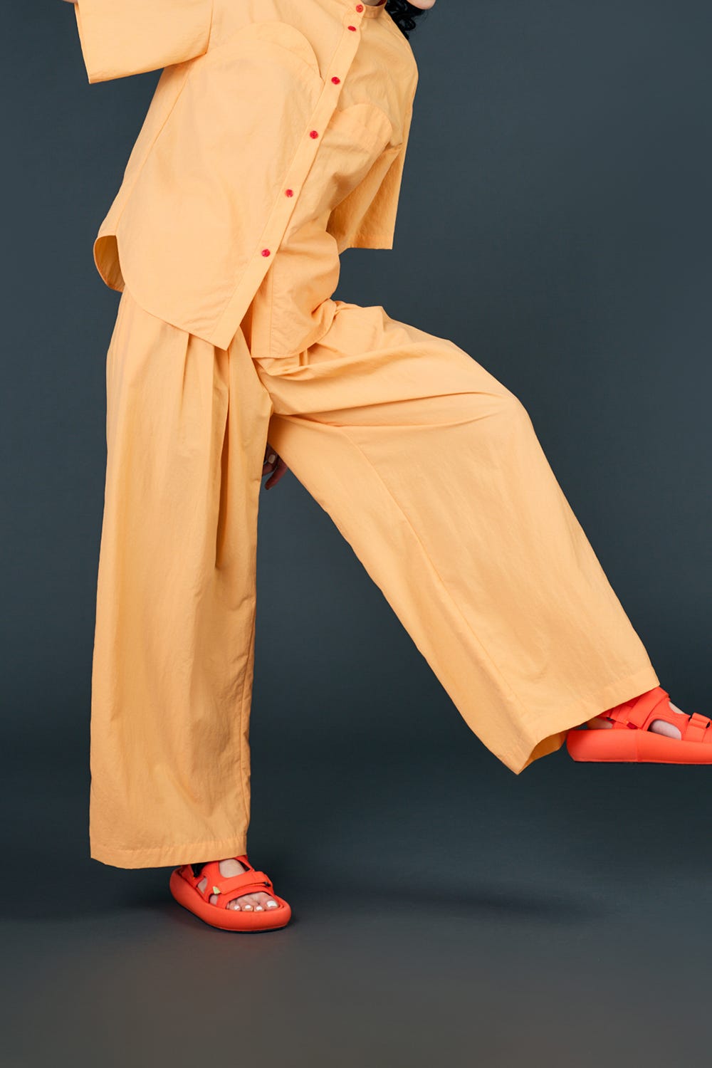 4tack waide pants L/ORG M