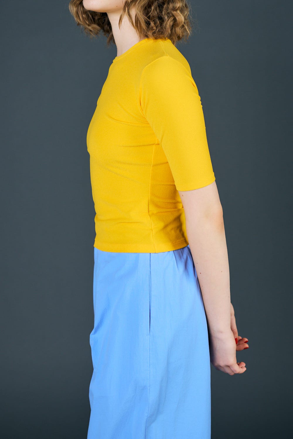 compact t-shirt YEL M