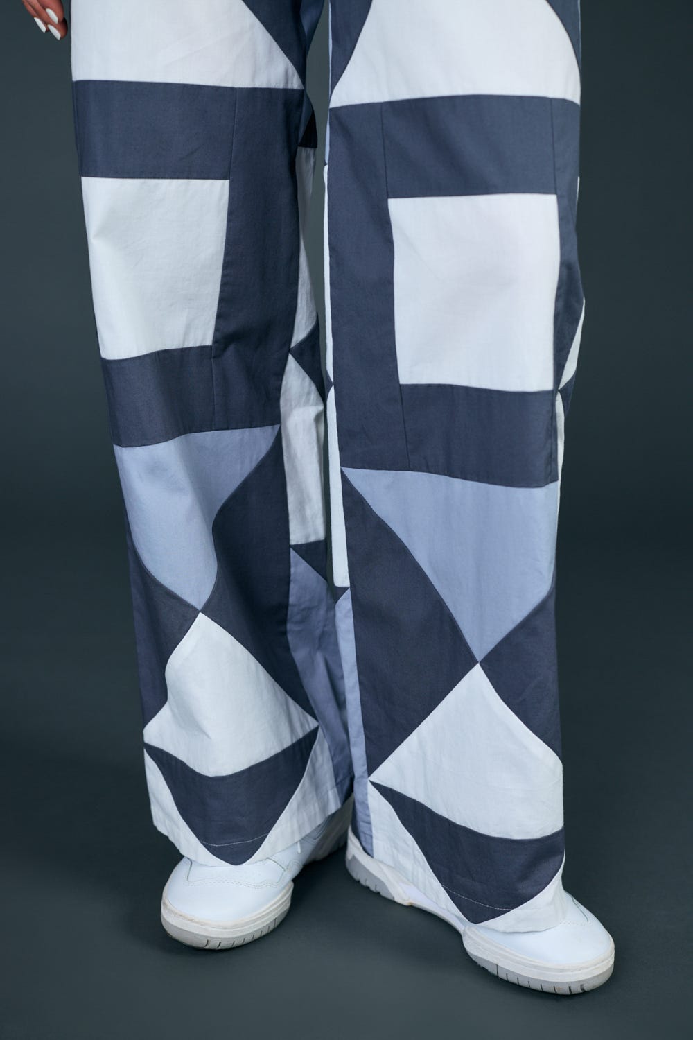 pach work wide pants GRY S