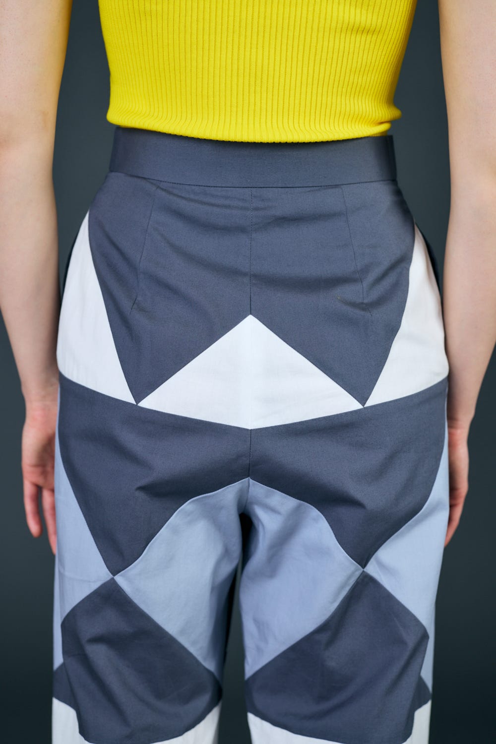 pach work wide pants GRY S