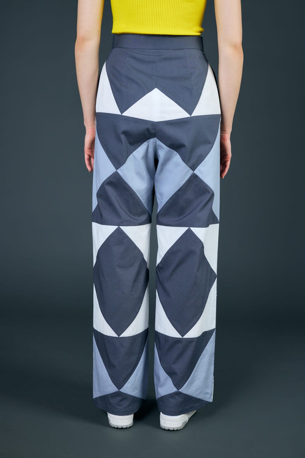 pach work wide pants GRY S