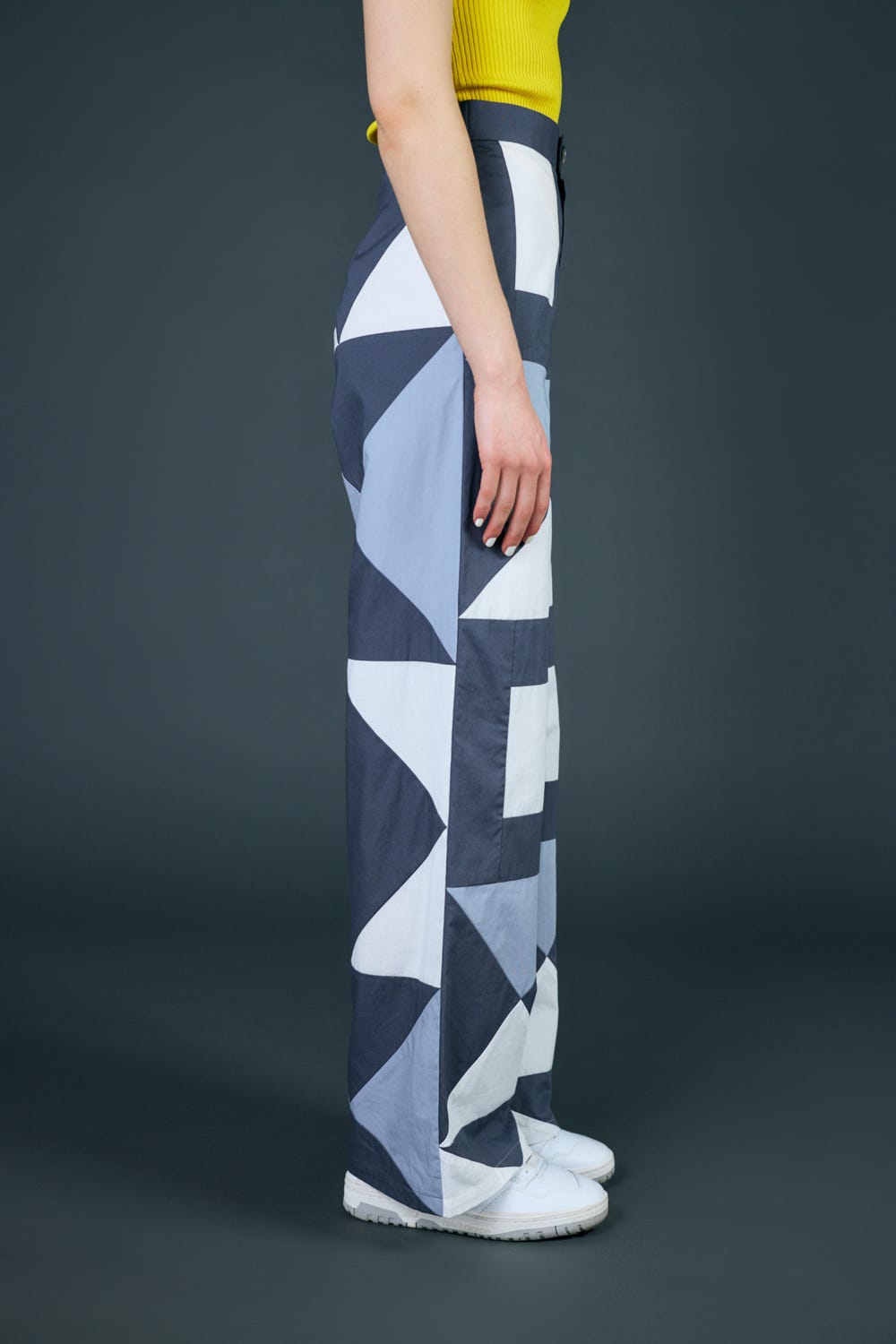 pach work wide pants GRY S