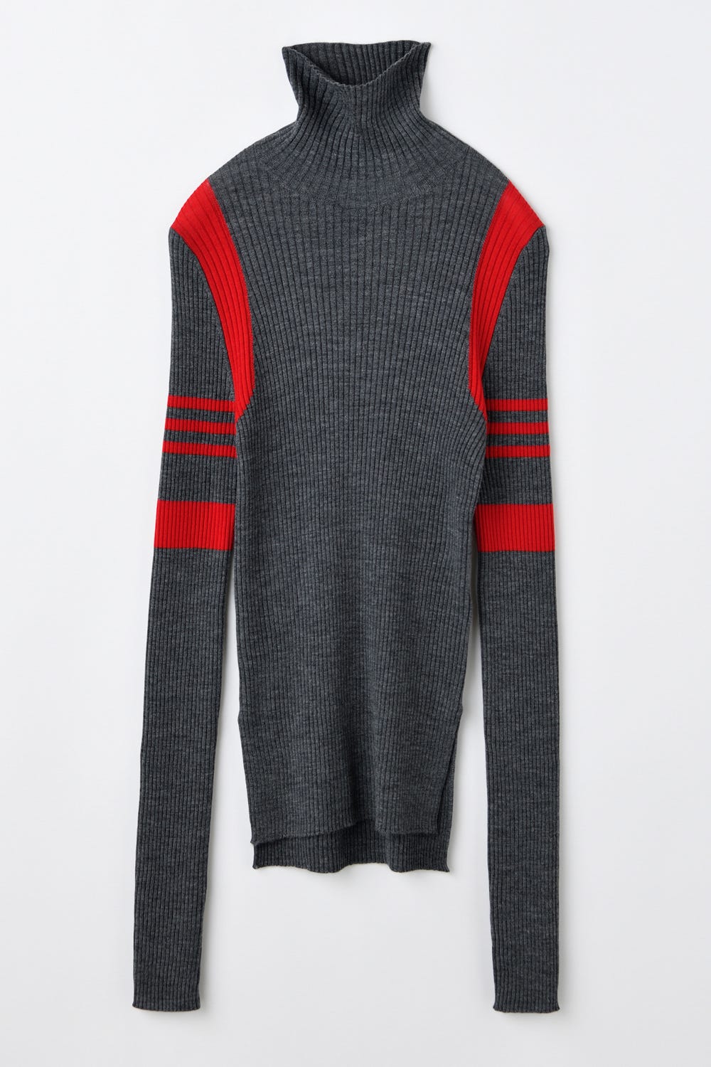 rib ski pullover Stone M