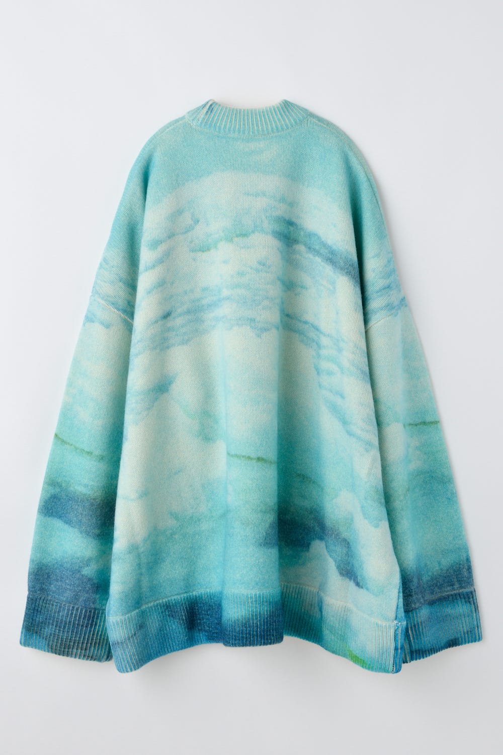 winter landscape pullover Sky M