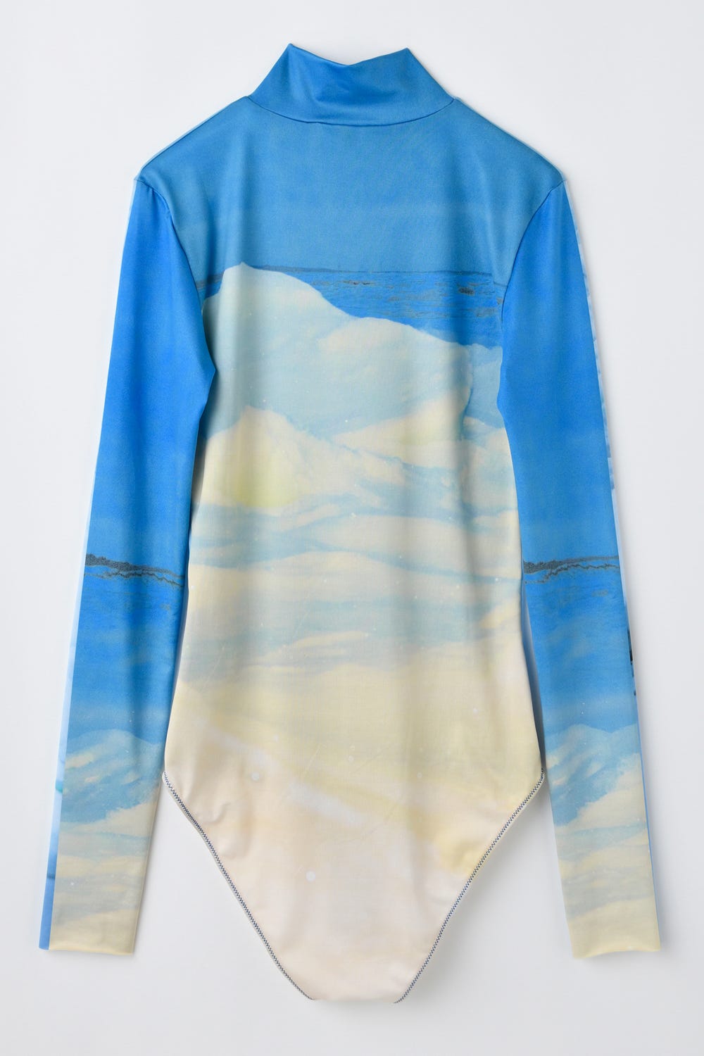 hige-neck bodysuit Sky M