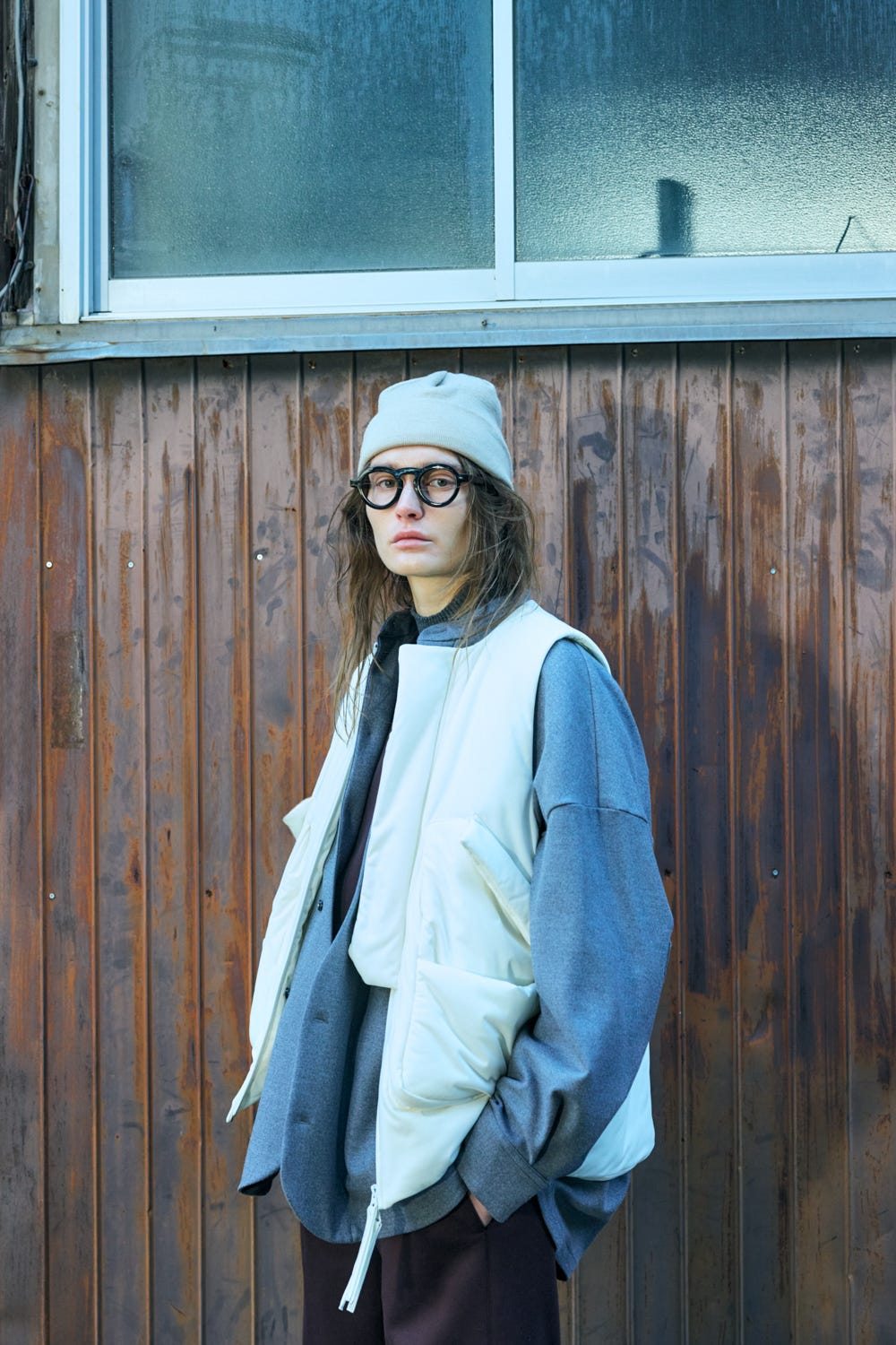 水色 長袖 Tシャツ　ナゴンスタンス 水色 長袖 Tシャツ ナゴンスタンス nagonstans｜ナゴンスタンスのT