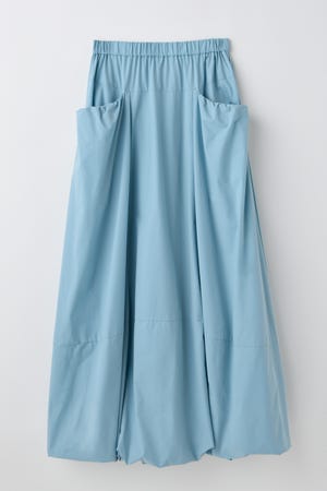 nagonstans drape-hem skirt ナゴンスタンス