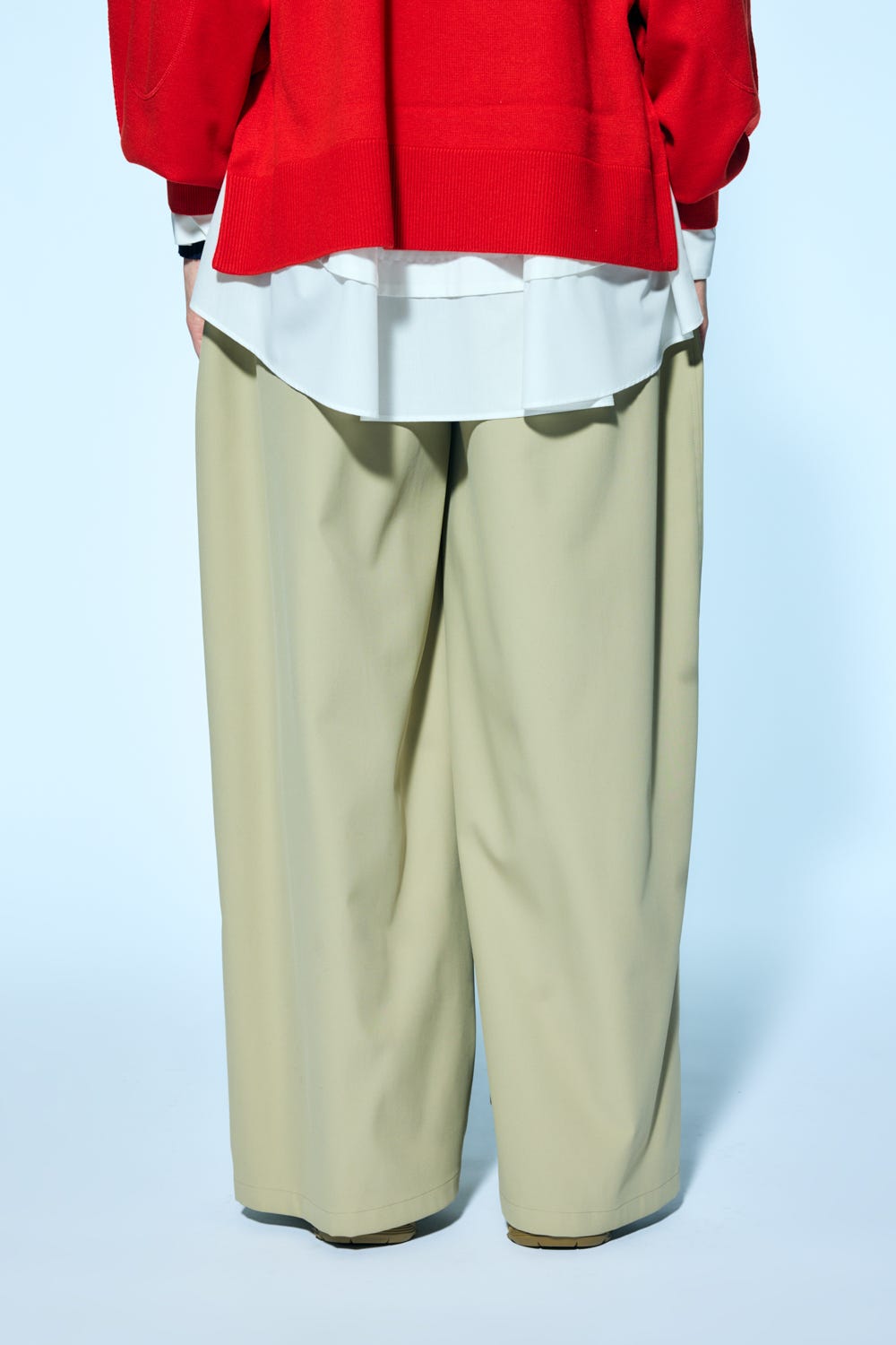 wide tuck pants｜S｜Sand｜trousers｜någonstans official