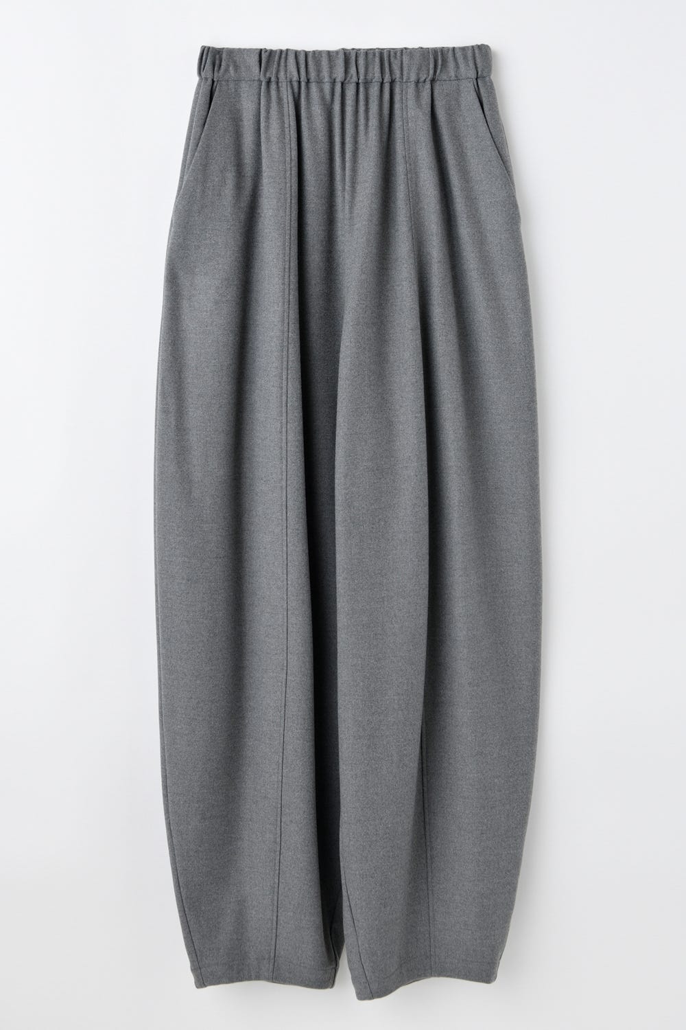 wide cocoon pants Wolf M