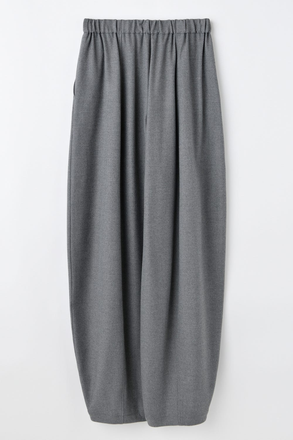 wide cocoon pants Wolf M