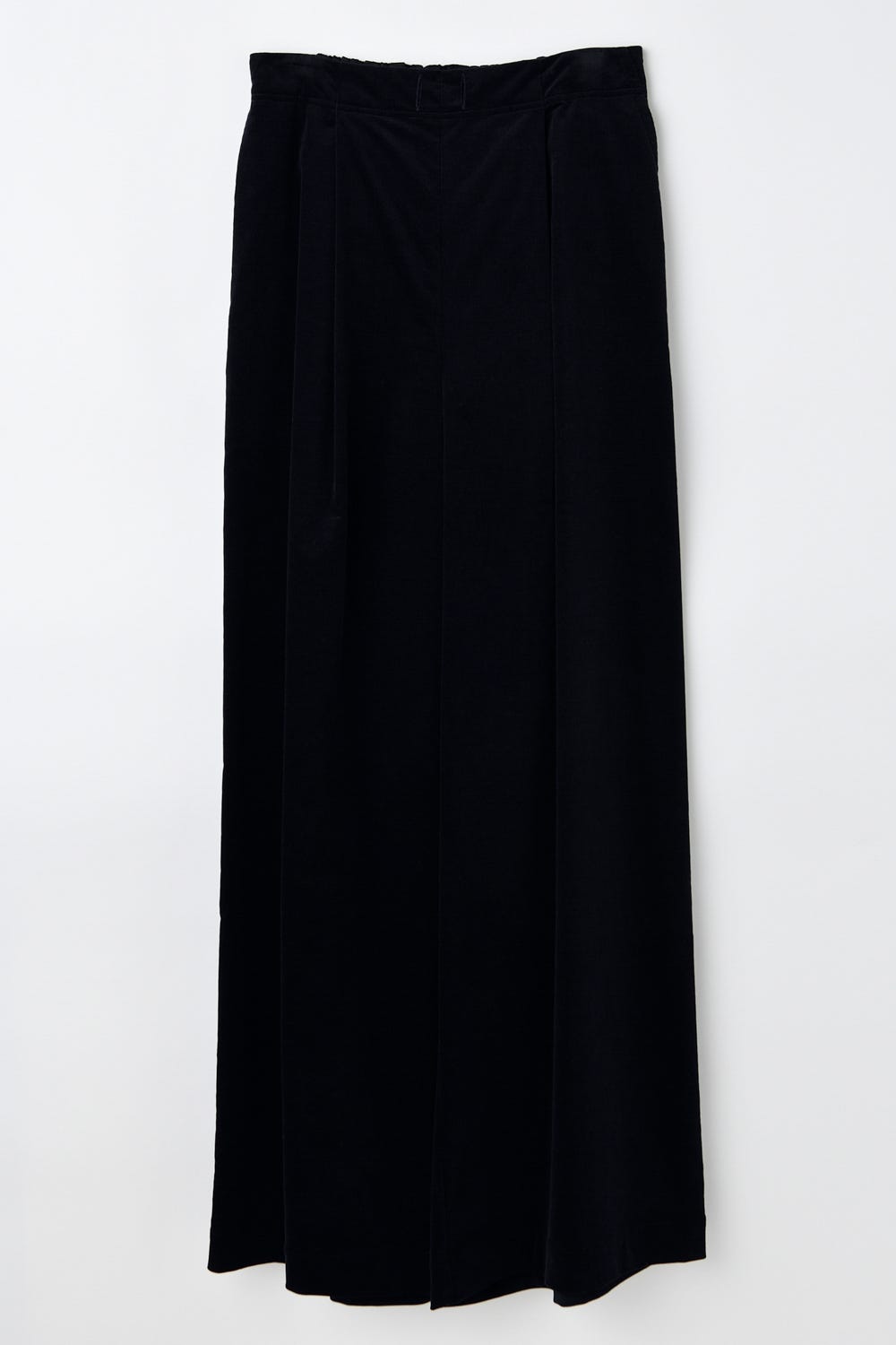 relax wide pants Black M