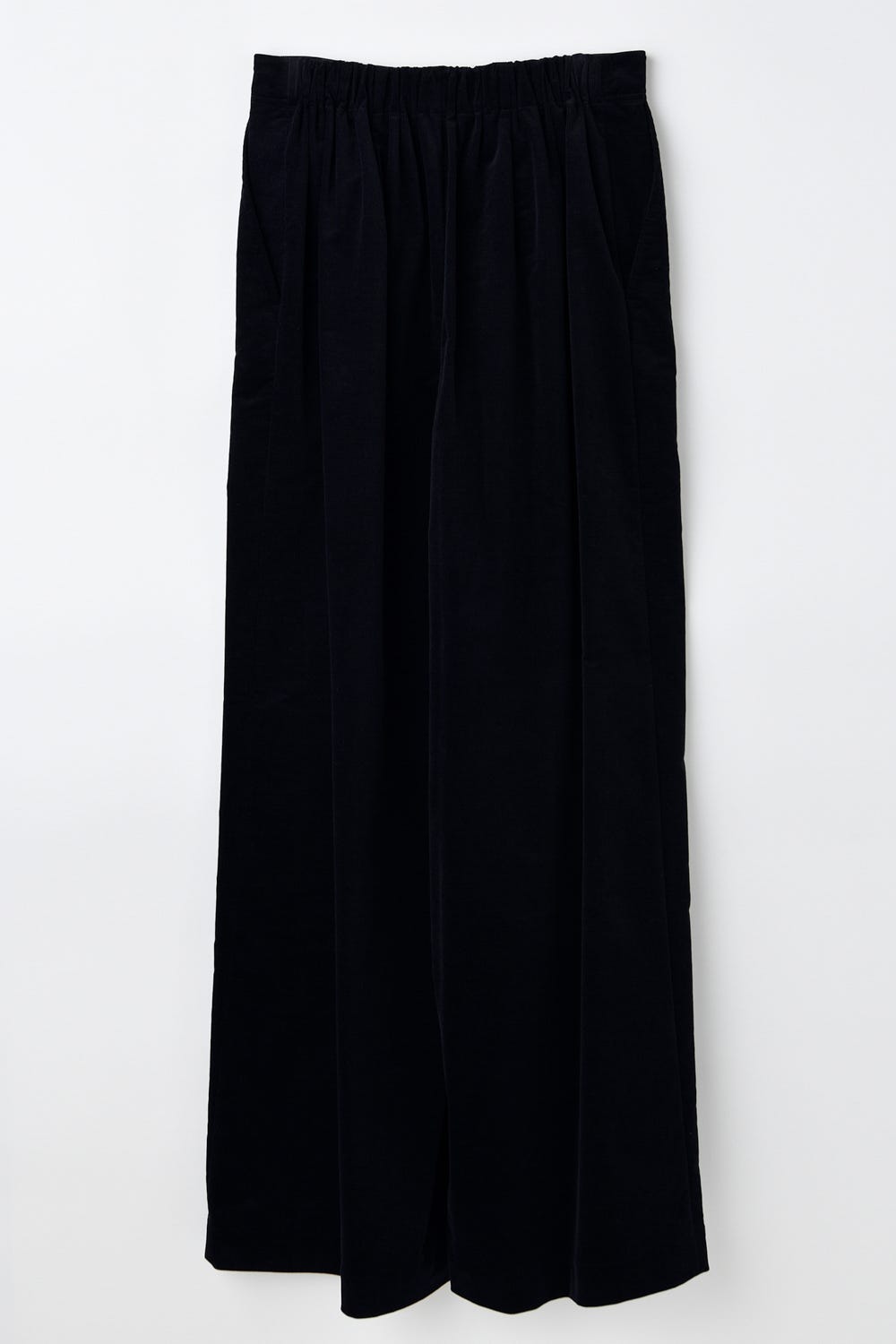 relax wide pants Black M