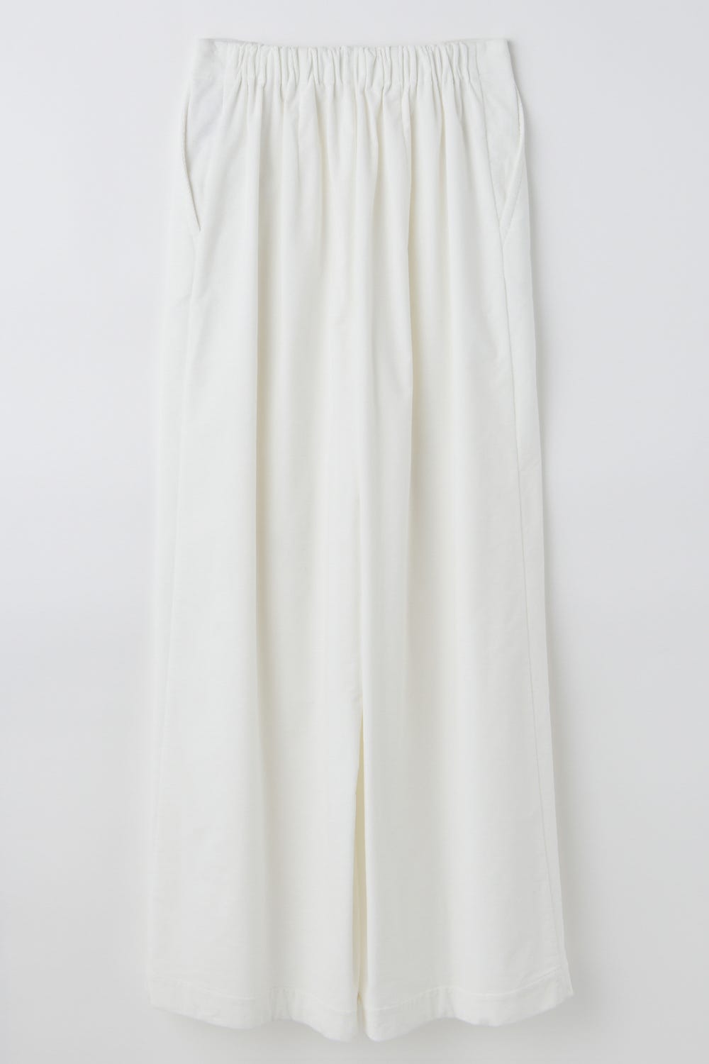 relax wide pants Salt M