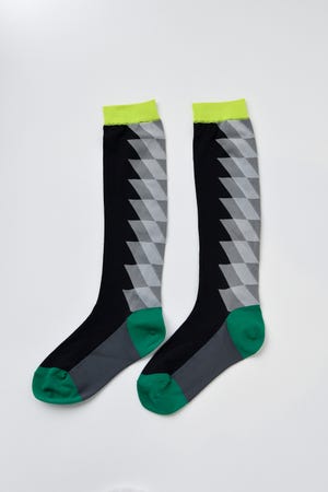 nagonstans ナゴンスタンス ソックス 靴下 nagonstans(ナゴンスタンス)｜Border Socks/ソックス/Kale の