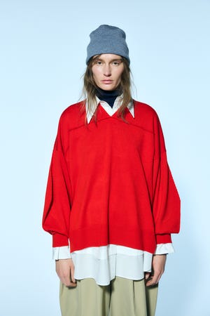 Su 　ナゴンスタンス ニット　カーディガン nagonstans(ナゴンスタンス)｜cropped wide cardigan